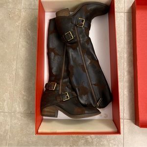Donald J Pliner Adela Expresso Boots Size 6.5 New